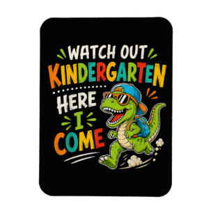 Vorsicht Kindergarten Ich Komme Dino Magnet