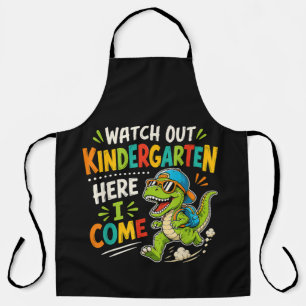 Vorsicht Kindergarten Ich Komme Dino Schürze