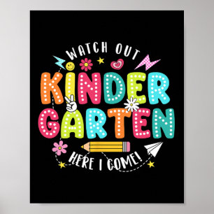Vorsicht Kindergarten Ich Komme Erster Tag Zurück Poster