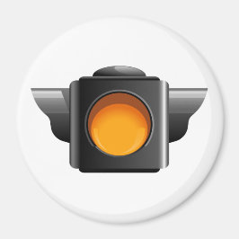 Vorsicht Licht für die Verwaltung des Klassenzimme Magnet