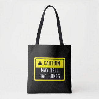 Vorsicht Mat Tell Vater Jokes-Zeichen Tasche
