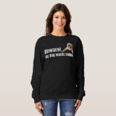 Vorsicht! Mein Hund Will Cuddles Yellow Labrador R Sweatshirt (Vorne ganz)