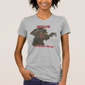 Vorsicht Menopausal Woman Funny Monster T-Shirt (Vorderseite)