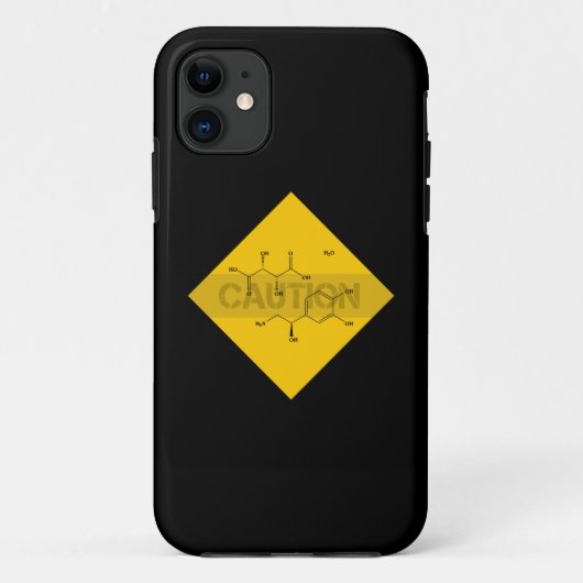 Vorsicht: Norepinephrin Case-Mate iPhone Hülle (Rückseite)