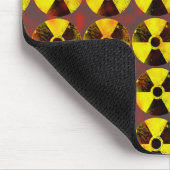Vorsicht, nukleare Energie Mousepad (Ecke)