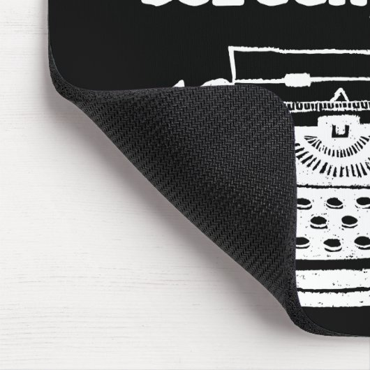 Vorsicht, oder du wirst in meinem Drehbuch enden Mousepad (Ecke)