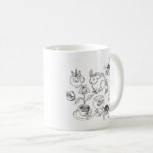 Vorsicht: Plan-Häschen Kaffeetasse (VorderseiteRechts)