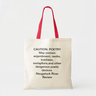 VORSICHT: POESIE-Tasche Tragetasche