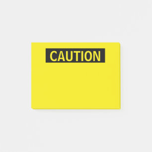 Vorsicht Post-it Klebezettel