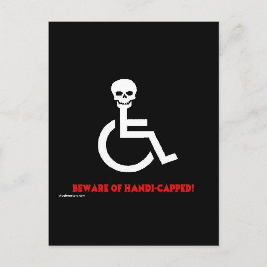 Vorsicht Postkarte (Vorderseite)