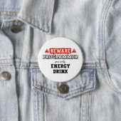 Vorsicht: Programmierer mit Energiegetränken | Cod Button (Beispiel)