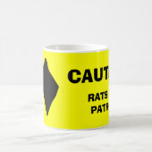 VORSICHT! RATTEN AUF PATROUILLE KAFFEETASSE (Mittel)
