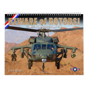 VORSICHT ROTOREN! US-Militärhubschrauber und VTOL Kalender