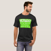 Vorsicht schlechtes irisches Mädchen T-Shirt (Vorne ganz)