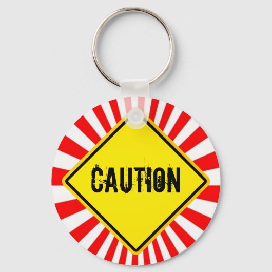 Vorsicht Schlüsselanhänger (Vorderseite)