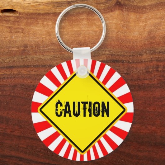 Vorsicht Schlüsselanhänger (Vorderseite)