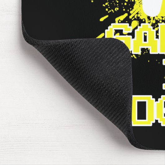 Vorsicht, Spiel laufend Mousepad (Ecke)