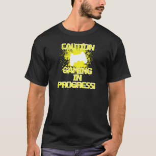 Vorsicht, Spiel laufend T-Shirt