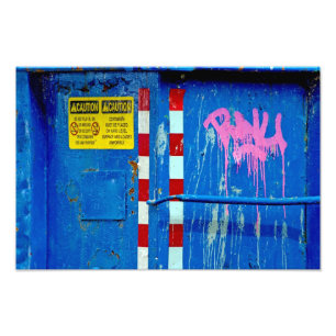 VORSICHT! Spielen Sie nicht in der Farbe Fotodruck