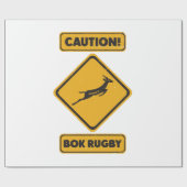 Vorsicht - SpringBoks Crossing Geschenkpapier (Flach)