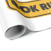 Vorsicht - SpringBoks Crossing Geschenkpapier (Rolleneckpunkt)