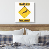 Vorsicht - SpringBoks Crossing Leinwanddruck (Insitu (Schlafzimmer))