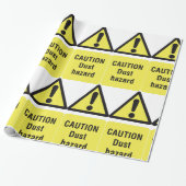 Vorsicht Staubschutzzeichen Geschenkpapier (Ungerollt)
