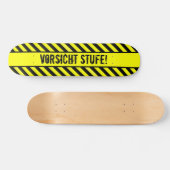 Vorsicht Stufe Skateboard (Horizontal)