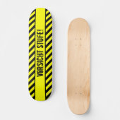 Vorsicht Stufe Skateboard (Vorderseite)