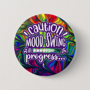 Vorsicht! Swing in Progress - Funny Button