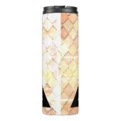 Vorsicht, Symbol Red Color Triangle Form Thermosbecher (Rückseite)