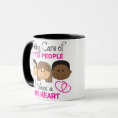 Vorsicht Tasse (Vorderseite Links)