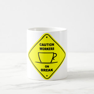 Vorsicht-Tasse Kaffeetasse