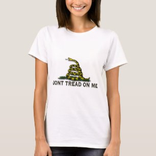 VORSICHT "treten nicht auf mir" FLAGGE T-Shirt