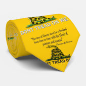 VORSICHT "treten nicht auf mir" FLAGGE, VORSICHT Krawatte (Gerollt)