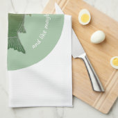 Vorsicht über den Fischfang Geschirrtuch (Viertel Falte)