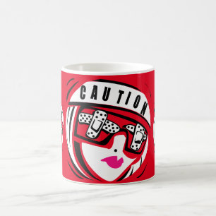Vorsicht - Unfallrisiko V2 Tasse