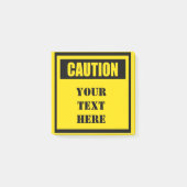 Vorsicht Unterschreiben benutzerdefinierten Post E Post-it Klebezettel (Vorderseite)
