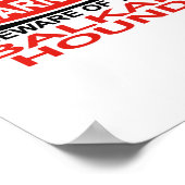 Vorsicht vor Balkan Hound Poster (Ecke)