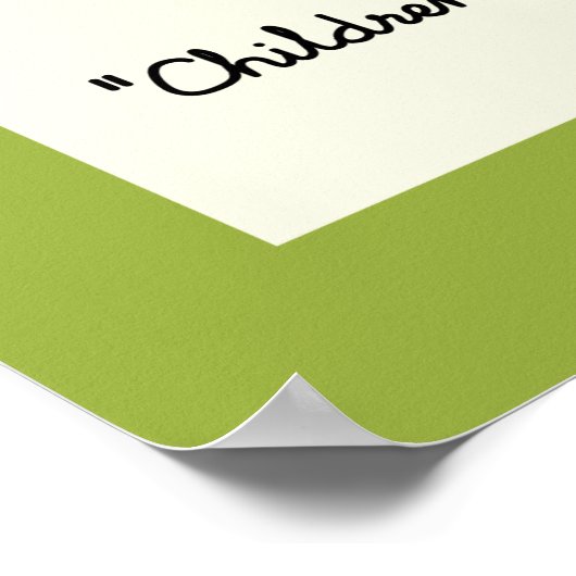 Vorsicht vor Baobabs Poster (Ecke)