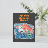 Vorsicht vor Big Fish #170306 Postkarte (Stehend Vorderseite)