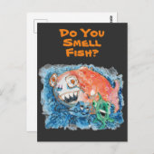 Vorsicht vor Big Fish #170306 Postkarte (Vorne/Hinten)