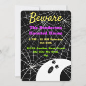 Vorsicht vor dem Black Spider Weds Ghost-Halloween (Vorderseite)