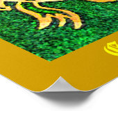 Vorsicht vor dem Drachen Poster (Ecke)