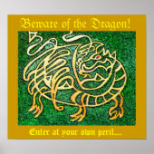 Vorsicht vor dem Drachen Poster (Vorne)