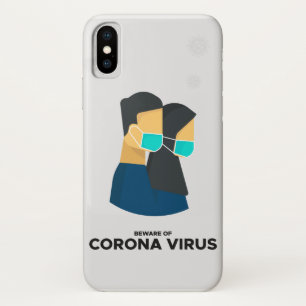Vorsicht vor dem Fall Coronavirus iPhone Case-Mate iPhone Hülle