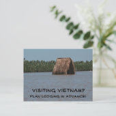 Vorsicht vor dem Fluss! Postkarte (Stehend Vorderseite)