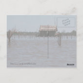 Vorsicht vor dem Fluss! Postkarte (Rückseite)