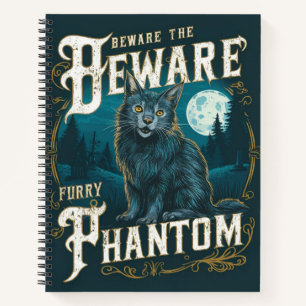 Vorsicht vor dem Furry Ghost: Ein Halloween-Tale Notizblock