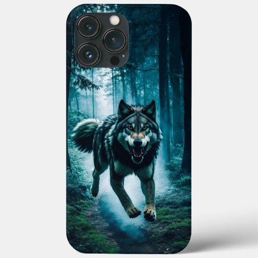 Vorsicht vor dem ganzmond Halloween Phone Case (Rückseite)